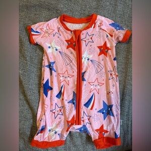 Little Sleepies Pink Star Shorty